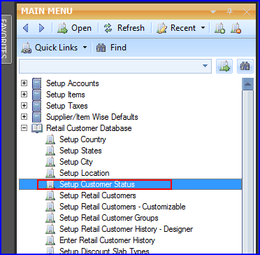 Setup Customer Status-2